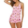 Pink Striped Teddy Bear