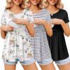 Beige Floral/Stripe/Black