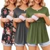 Black Floral/Army Green/Dark Gray