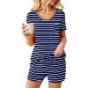 Navy Blue Stripes