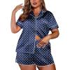 Blue and White Polka Dots
