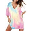 Blue Pink Tie Dye