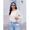 imageEkouaer 3 Pack Womens Long Sleeve Shirts Boat Neck Ribbed Thermal Undershirts Lightweight Basic Top XSXXLWhiteGreyBeige