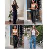 imageEkouaer Pajama Pants for Women Soft Comfy Pajama Sleep Bottoms Casual Stretch Wide Leg Lounge Pants with PocketsBrown Teddy