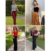 imageEkouaer Womens Pajama Pants Soft Comfy Pj Pants for Women Wide Leg Elastic Waist Sleep Bottom with PocketsPink