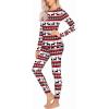 imageEkouaer Thermal Underwear for Women Long Johns Sets Base Layer Lightweight 2 Pieces Pajams SetDeer White