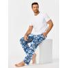 imageEkouaer Mens Pajama Pants Lounge Pants with Pockets Soft Sleep Pants Loose Fit Pj Bottoms with Drawstring SXXLBlue Camouflagegreen Camouflage