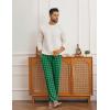 imageEkouaer Mens Pajama Pants Lounge Pants with Pockets Soft Sleep Pants Loose Fit Pj Bottoms with Drawstring SXXLGreen Plaid