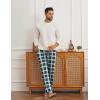 imageEkouaer Mens Pajama Pants Lounge Pants with Pockets Soft Sleep Pants Loose Fit Pj Bottoms with Drawstring SXXLRed Plaidgreen Plaid