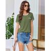 imageEkouaer Womens Pajama Set Ribbed Knit Soft Shorts Pjs Summer Sleepwear Two Piece Casual Lounge Sets with Drawstring ampamp PocketsArmy Green