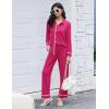 imageEkouaer Womens Pajama Sets Long Sleeve Sleepwear Soft Button Down Pjs 2 Piece Loungewear witn Pants SXXLRose