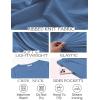 imageEkouaer Womens Ribbed Knit Lounge Set Short Sleeve Top and Long Pants Soft Pajama Set 2 Piece Sleepwear with PocketsBlue