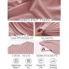 imageEkouaer Womens Ribbed Knit Lounge Set Short Sleeve Top and Long Pants Soft Pajama Set 2 Piece Sleepwear with PocketsLight Pink