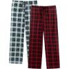 imageEkouaer Mens Pajama Pants Lounge Pants with Pockets Soft Sleep Pants Loose Fit Pj Bottoms with Drawstring SXXLRed Plaidgreen Plaid