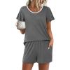 Deep Floral Gray