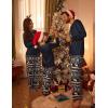 imageEkouaer Matching Family Sets Christmas Pajamas Set Xmas PJS Sleepwear Soft Christmas Matching JammiesBlue Snowflakes