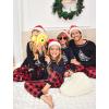 imageEkouaer Matching Family Sets Christmas Pajamas Set Xmas PJS Sleepwear Soft Christmas Matching JammiesChristmas Tree Plaid