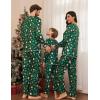 imageEkouaer Matching Family Sets Christmas Pajamas Set Xmas PJS Sleepwear Soft Christmas Matching JammiesGreen Santa