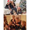 imageEkouaer Matching Family Sets Christmas Pajamas Set Xmas PJS Sleepwear Soft Christmas Matching JammiesNaughty Santa Claus