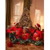 imageEkouaer Matching Family Sets Christmas Pajamas Set Xmas PJS Sleepwear Soft Christmas Matching JammiesRed Christmas