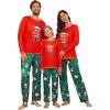 imageEkouaer Matching Family Sets Christmas Pajamas Set Xmas PJS Sleepwear Soft Christmas Matching JammiesRed Christmas