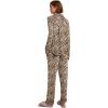 imageEkouaer Womens Pajamas Long Sleeve Sleepwear Casual Button Down Loungewear Soft Pjs Set SXXLLeopard