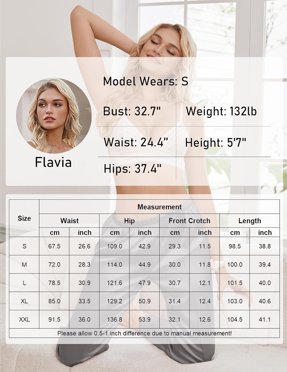 imageEkouaer Womens Silk Satin Pajama Pants Comfy Pj Pants for Women Elastic Waist Ladies Sleep Bottoms with Side PocketsDark Gray