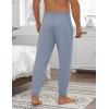 imageEkouaer Mens Pajama Pants Ultra Lightweight Pjs Bottoms Soft Sleep Jogger Pants with Pocket DrawstringDenim