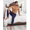 imageEkouaer Mens Pajama Pants Ultra Lightweight Pjs Bottoms Soft Sleep Jogger Pants with Pocket DrawstringNavy