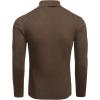 imageEkouaer Mens Turtleneck Shirts Ribbed Lightweight Sweater Long Sleeve Casual Pullover Thermal Undershirts SXXLBrown