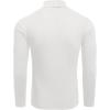 imageEkouaer Mens Turtleneck Shirts Ribbed Lightweight Sweater Long Sleeve Casual Pullover Thermal Undershirts SXXLWhite