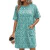 Blue Green Floral