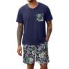Navy Blue Floral