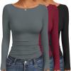3pcs Black / Sage Green / Dark Red