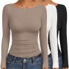 3pcs Black / White / Light Brown