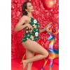 image:imageEkouaer Silk Pajamas Set for Women Satin Backless Lingerie Pjs Cami Top and Shorts NightwearChristmasgreensatan
