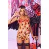 image:imageEkouaer Silk Pajamas Set for Women Satin Backless Lingerie Pjs Cami Top and Shorts NightwearPumpkin