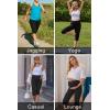 image:imageEkouaer 2 Pack Womens Capris Maternity Shorts High Waist Pregnancy Cropprd Pants Stretchy Lounge BottomsBlackDark Grey