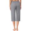 image:imageEkouaer 2 Pack Womens Capri Pajama Pants Printed Drawstring Comfy Pj Bottoms With PocketsHeather Gray