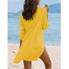 image:imageEkouaer Beach Cover Ups for Women Bikini Swimsuit Coverup Beach Dress ShirtYellow