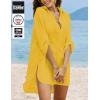 image:imageEkouaer Beach Cover Ups for Women Bikini Swimsuit Coverup Beach Dress ShirtYellow