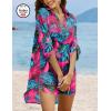 image:imageEkouaer Beach Cover Ups for Women Bikini Swimsuit Coverup Beach Dress ShirtZw531tropical Print
