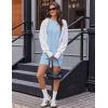 image:imageEkouaer Biker Short Sets Womens 2 Piece Lounge Set 2026 Summer Matching Outfits Sleeveless Loungewear clothingLight Blue