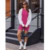 image:imageEkouaer Biker Short Sets Womens 2 Piece Lounge Set 2026 Summer Matching Outfits Sleeveless Loungewear clothingRose Pink