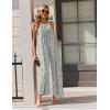 image:imageEkouaer Casual Jumpsuits for Women Adjustable Straps Overalls One Piece Jumpsuit Wide Leg Rompers With Pockets SXXLSmall Floral