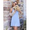 image:imageEkouaer Cotton Nightgowns for Women Sleeveless Night Gown Tank Sleepshirts Racerback Sleep Dress Spaghetti Strap ChemiseBlue