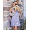 image:imageEkouaer Cotton Nightgowns for Women Sleeveless Night Gown Tank Sleepshirts Racerback Sleep Dress Spaghetti Strap ChemiseFloral Purple
