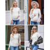 image:imageEkouaer Maternity Long Sleeve Shirt 3Packs Round Neck Pregnancy Tops Casual Tee Top ShirtsBlackWhiteCoupled Pink