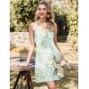 image:imageEkouaer Nightgowns for Women Bamboo Viscose Night Gown Sleeveless Sleep Dress Racerback Spaghetti Strap Chemise SleepwearFloral Light Green