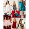 image:imageEkouaer Nightgowns for Women Silk Satin Lingerie Lace Sleeveless Night Gowns for Adult Women SXXLPink Heart Leopard